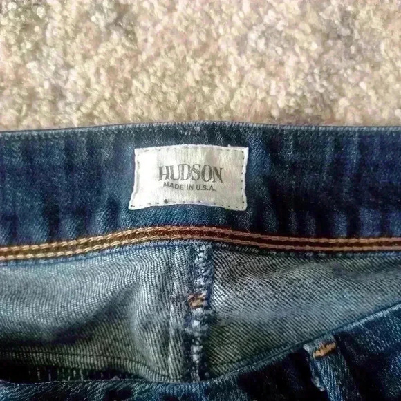 Hudson Womens Dark Wash Collin Mid-Rise Skinny Jean 27 - Picture 7 of 15